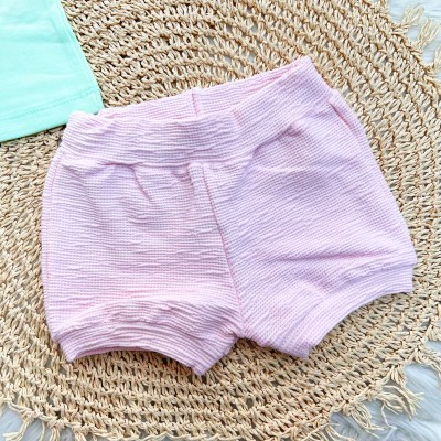 Conj. Blusa Love Dog Cute e Short - Verde e Rosa Bebê